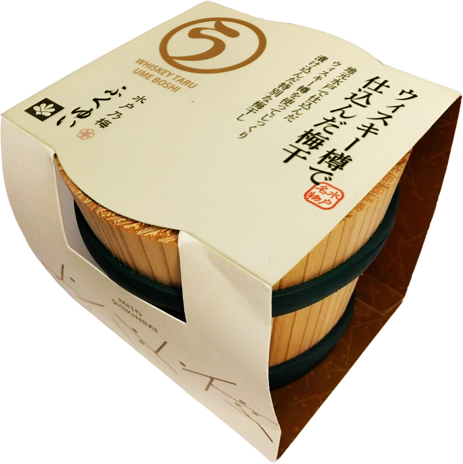 〈産直〉水戸梅木樽セット（箱入り）