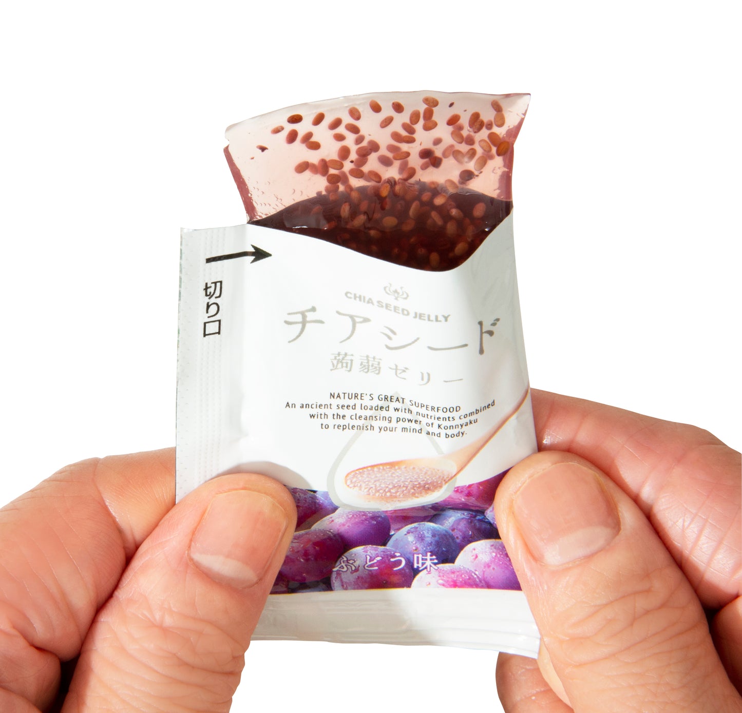 チアシード蒟蒻ゼリー　シャインマスカット