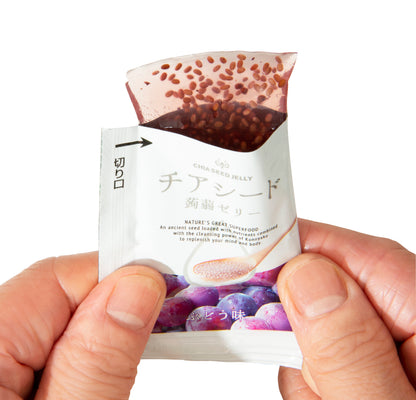 チアシード蒟蒻ゼリー　シャインマスカット