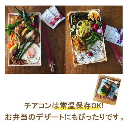 チアシード蒟蒻ゼリー　りんご